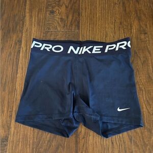 Nike Pro Navy Blue Shorts